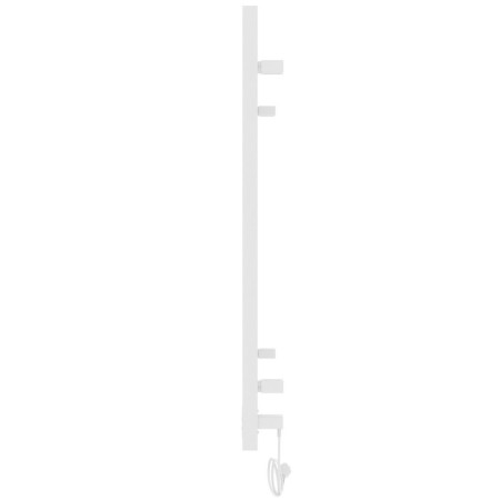Two -heated towel rail Laris Astor ChK9, 350x700 mm, 9 crossbars, right, white-4