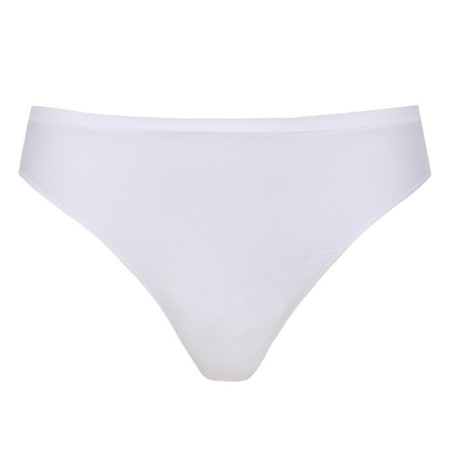 Panties female Braziliana seamless, white color, size L-KL (48-52)