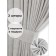 Set of curtains "Canvas", size 200x250 cm, 2 pcs, color gray