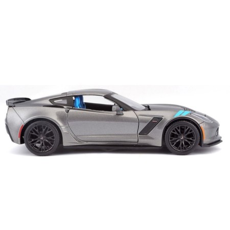 MASTO DIE-CAST 2017 Corvette Grand Sport, 1:24, silver color-2