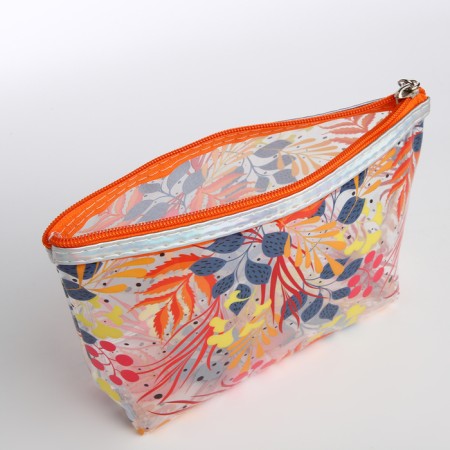 Lightning cosmetic bag, orange color-2