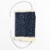 Suspended fur tunnel for rodents, 19 x 12 x 13 cm, blue