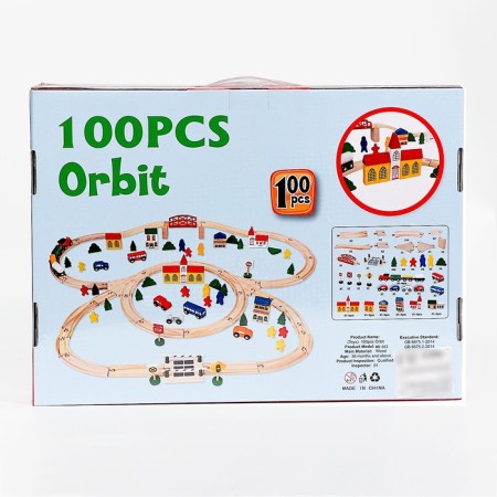 Set of Railway "Gorodok" 100 parts-4