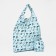 Permanent bag on the button, the color is blue