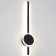 Sconces Citilux "Steg" CL203311, 13.5x61.5 cm, 1x17W, LED, Black Color Black