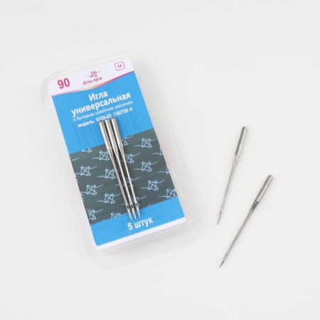 Needles for household sewing machines, universal, No. 90, 5 pcs-1