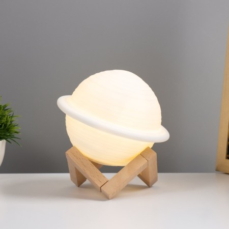 Nightlight "Planet" Led usb white d.13 cm risalux-1