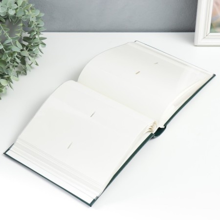 Photo album for 200 photos 10x15 cm book. Peret green-2