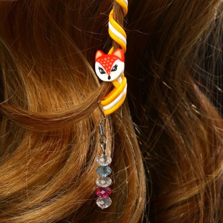 Hair decoration, spiral "for the most charming" 22 cm-1
