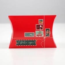 Figure team “Parcel”, 11 x 8 x 2 cm, new year