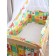A set of sides in a crib with a canopy "Bear with a berry"