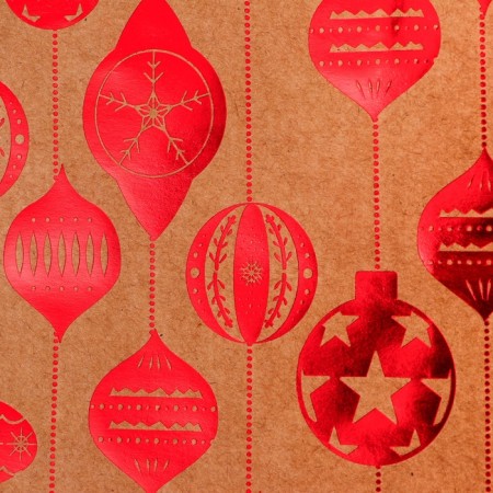 Stamping craft package, round handle, "Christmas tree toys" 15 x 21 x 8 cm, 120 g-1