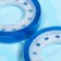 Set 2 pieces, adhesive tape textual (renamed) 75 mm x 10m, blue