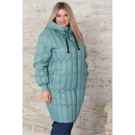 Female coat, size 54, khaki color-2