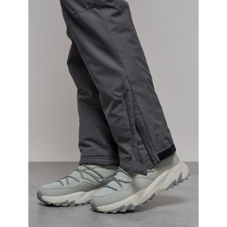 Semicunners of women's winter, size 44, dark gray color-19