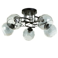 Samantha chandelier 5he27 40W Black 48x48x21 cm Bayerlux