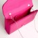 Female bag on magnet, color fuchsia