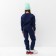 Children's costume with the basis (sweatshirt, trousers) minku, blue color, height 128 cm