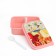 Lunch-box, 980 ml, with a spoon, 18 x 13.5 x 6 cm, mix