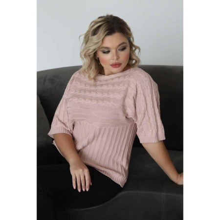 Female jumper, size 60, powder color-3