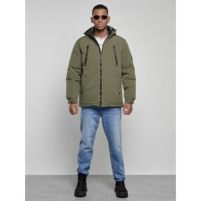Sports male winter, size 56, khaki color