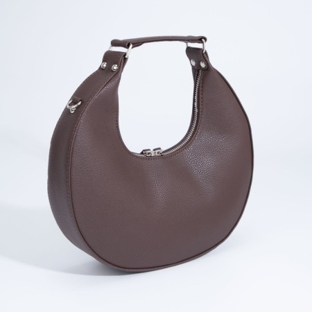 L-Craft Baget Baget with a zipper, brown color-1