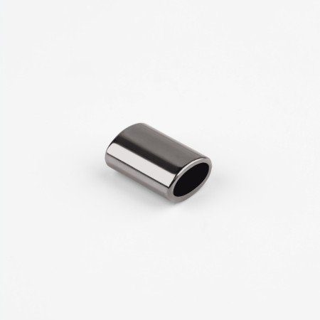 Tip for a cord, d = 4 mm, 13 × 9 × 6 mm, 10 pcs, black nickel color-1
