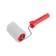 Lom roller, natural fur, 100 mm, handle d = 6 mm, d = 50 mm, pile 12 mm