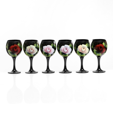 Set of glasses for the wine "Zhostovo" 6 pcs, 220 ml-1