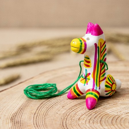 Filimonovskaya toy - whistle "Horse"-10