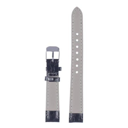 Solomon watch strap, 14 mm, eco-leather, L-20 cm, black-2