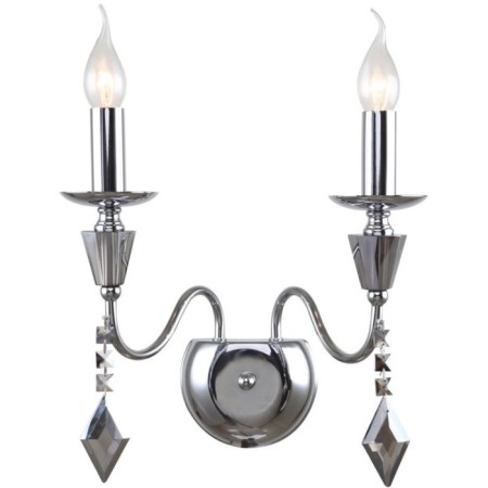 Wall lamp STILFORT 1053/09/02W Grace, 2x40W, E14, 215x215x310 mm, chromium color