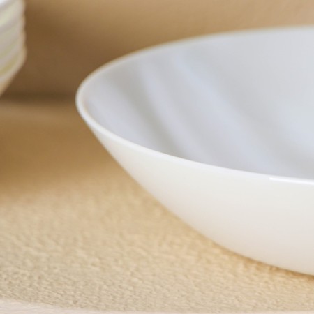 A set of soup plates Luminarc diwali, 700 ml, d = 20 cm, glass ceramic, 6 pcs, white color-3