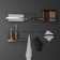 Railing system for the kitchen Dolyan: Basic set, 16 items