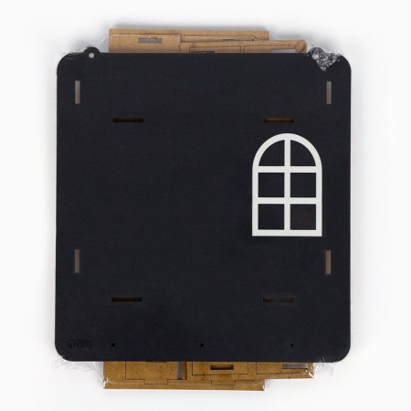 The keybox is wall -mounted with a shelf and a pocket, a bicycle, 19.2 x 20 cm.-6