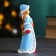New Year's figure "Snow Maiden in red mittens" 7x5x14cm