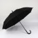 Umbrella - semi -automatic cane "plain", 8 spokes, r = 46 cm, black color