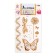 Children's tattoos-transfers, 10 × 15 cm, set 2 sheets, gold, “butterflies”