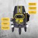 Laser level Deli DL332302 102965, 2 rays, ± 3 degrees, ± 1.5 mm/m, 5/8 ", 360 °, 7 m