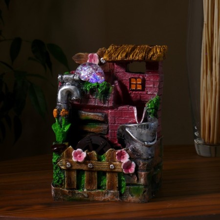 Fountain "Bright House" 12x20 cm (with backlight)-2