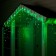 Girlyanda "Furmy" 4 × 0.6 m, IP44, dark thread, 180 LED, Green glow, 8 modes, 220 V