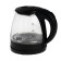 Electric kettle Homestar HS-1053, glass, 1.2 l, 1500 watts, black
