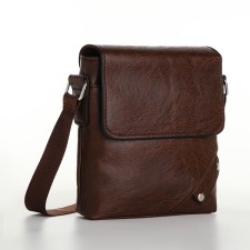 Male bag, brown color