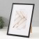 Photo frame Plastic "Mira" 21x29.7 cm, (A4) Black with silver (plastic screen)