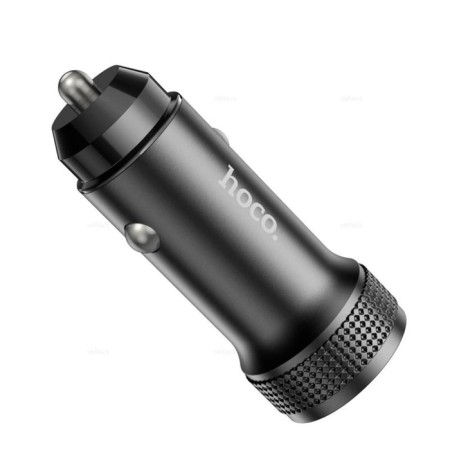 Hoco Z49, 2 USB, 2.4 A, black car-2
