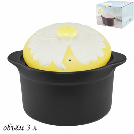 Pan Lenardi Fiore, with a lid, 6 l