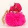 Soft toy "Winter doll" with glasses, on a key fob, 16 cm, color mix