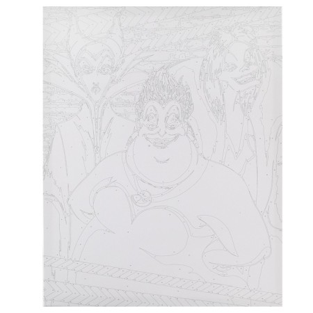 Picture on numbers on a subframe, 40x50 cm, villains-1