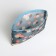 Cosmetic bag with lightning, blue color