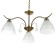 Kobeia chandelier 3x40W E27 bronze 53x53x92 (52) cm